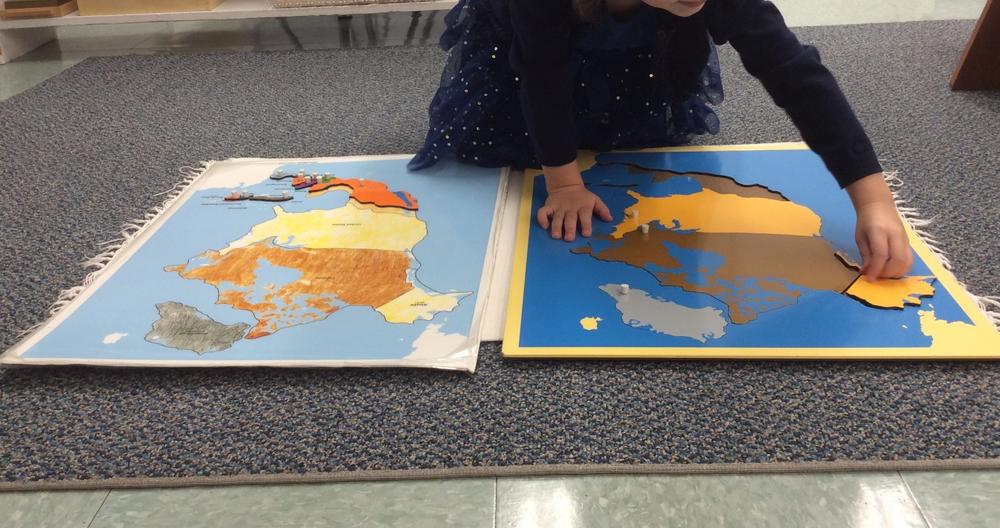 Montessori Monday: The Continent Maps