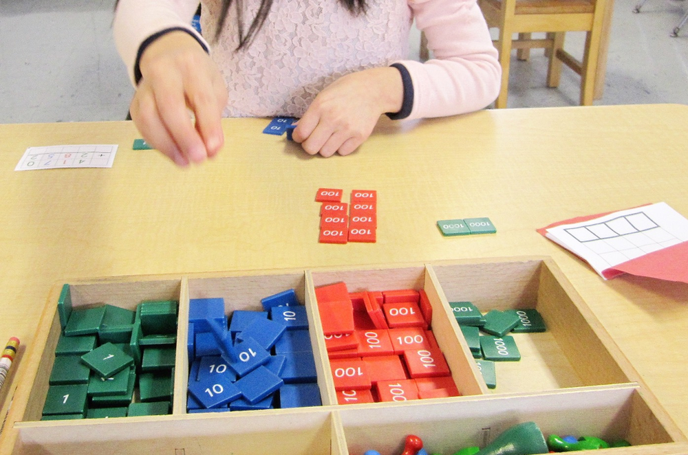Montessori Monday: The Stamp Game