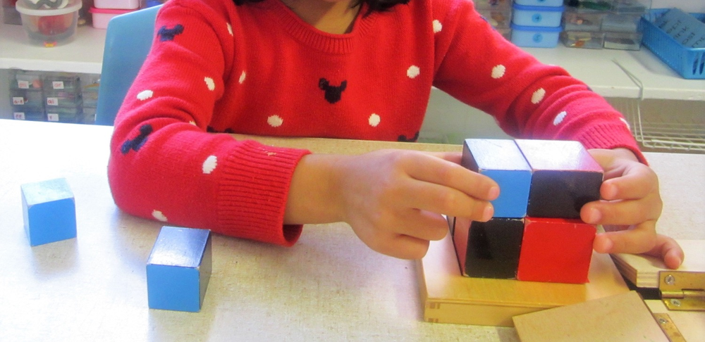 Montessori Monday: The Binomial Cube